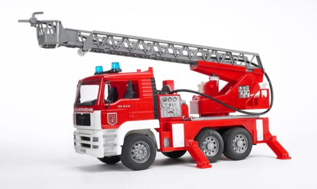 Bild von Bruder 02771 MAN Feuerwehr mit Drehleiter, Licht und Sound