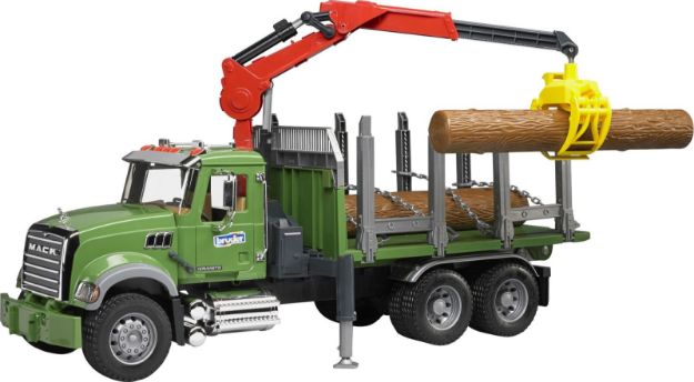 Bild von Bruder 02824 MACK Holztransport LKW mit Ladekran