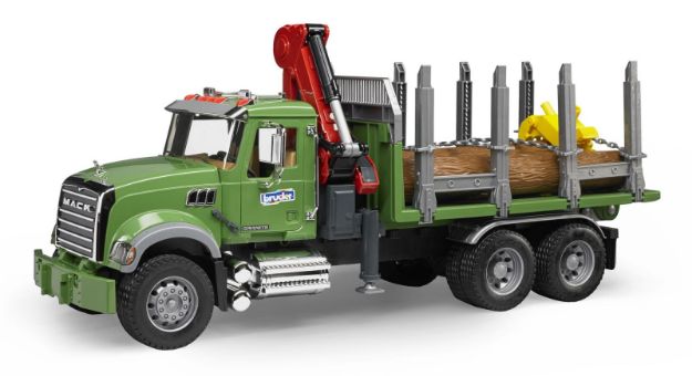 Bild von Bruder 02824 MACK Holztransport LKW mit Ladekran
