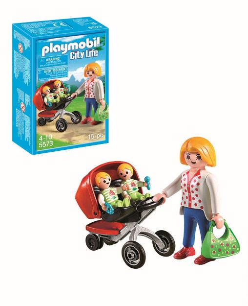 Bild von PLAYMOBIL 5573 Zwillingskinderwagen
