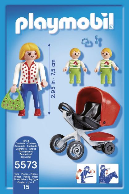 Bild von PLAYMOBIL 5573 Zwillingskinderwagen