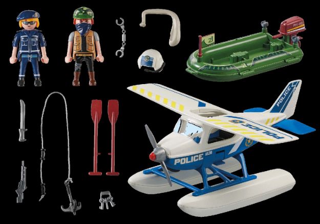 Bild von PLAYMOBIL® - Polizei-Wasserflugzeug: Schmuggler-Verfolgung - 70779