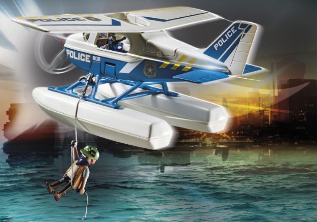 Bild von PLAYMOBIL® - Polizei-Wasserflugzeug: Schmuggler-Verfolgung - 70779