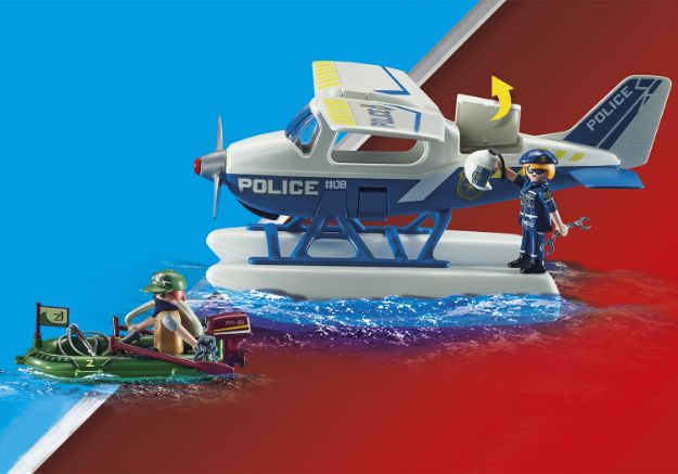 Bild von PLAYMOBIL® - Polizei-Wasserflugzeug: Schmuggler-Verfolgung - 70779