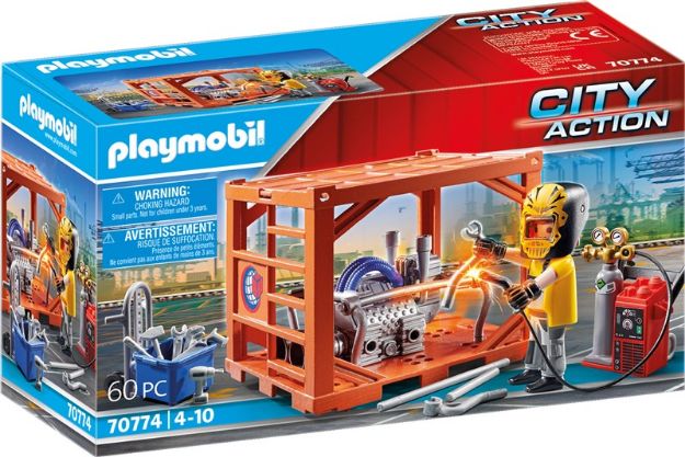 Bild von PLAYMOBIL® - Containerfertigung - 70774