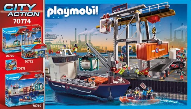 Bild von PLAYMOBIL® - Containerfertigung - 70774