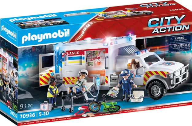Bild von PLAYMOBIL® - Rettungs-Fahrzeug: US Ambulance - 70936
