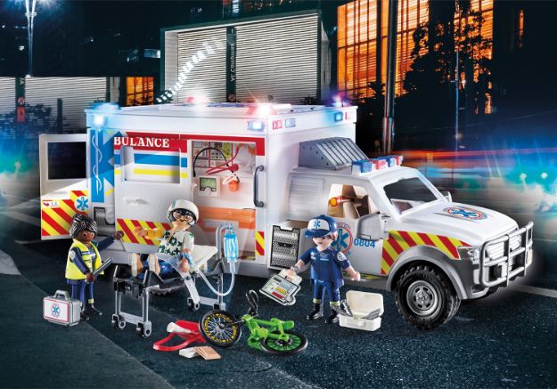 Bild von PLAYMOBIL® - Rettungs-Fahrzeug: US Ambulance - 70936