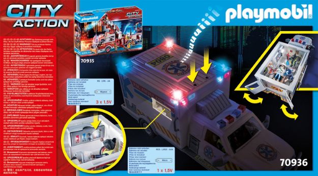 Bild von PLAYMOBIL® - Rettungs-Fahrzeug: US Ambulance - 70936