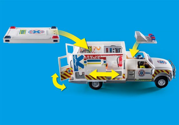 Bild von PLAYMOBIL® - Rettungs-Fahrzeug: US Ambulance - 70936