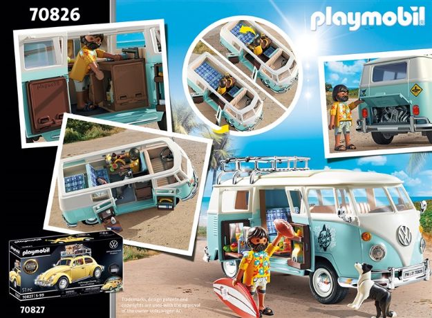 Bild von PLAYMOBIL® - Volkswagen T1 Camping Bus - Special Edition - 70826