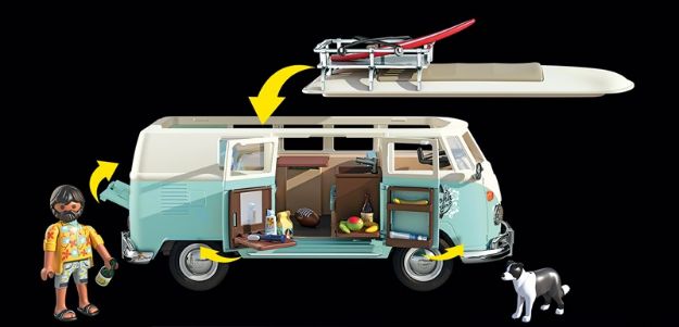Bild von PLAYMOBIL® - Volkswagen T1 Camping Bus - Special Edition - 70826