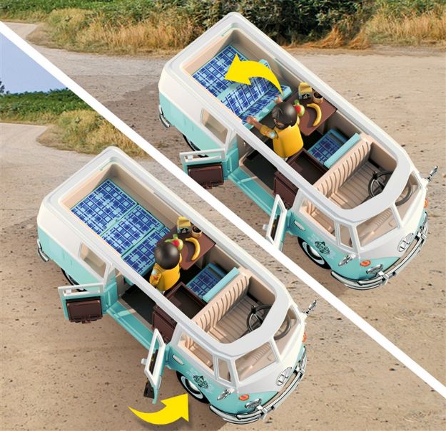 Bild von PLAYMOBIL® - Volkswagen T1 Camping Bus - Special Edition - 70826