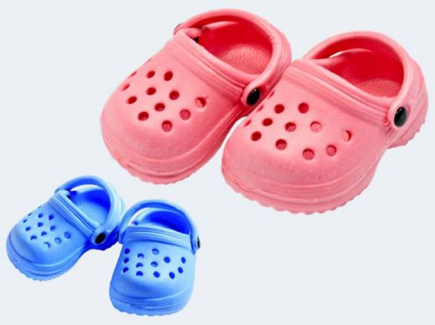 Bild von Puppen-Schuhe Clogs 32-38cm - Pro Bestellung wird eine von mehreren Varianten nach dem Zufallsprinzip versendet!- 2011