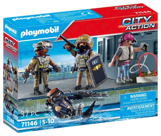 Bild von PLAYMOBIL 71146 SWAT-Figurenset