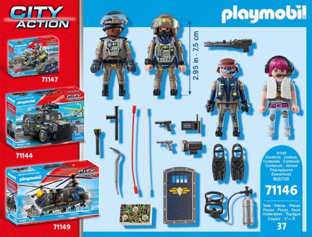 Bild von PLAYMOBIL 71146 SWAT-Figurenset