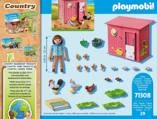 Bild von PLAYMOBIL 71308 Hühner mit Küken