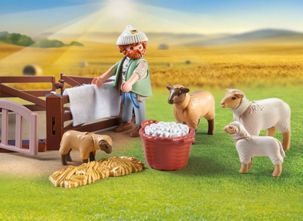 Bild von Playmobil Junger Schäfer mit Schafen