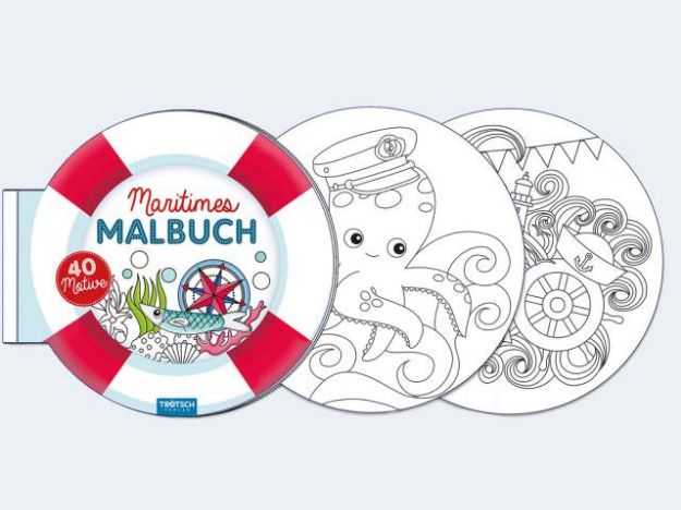 Bild von Maritimes Malbuch 3J 80S 16x15cm - 74687