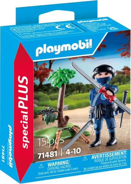 Bild von Playmobil Ninja mit Ausrüstung