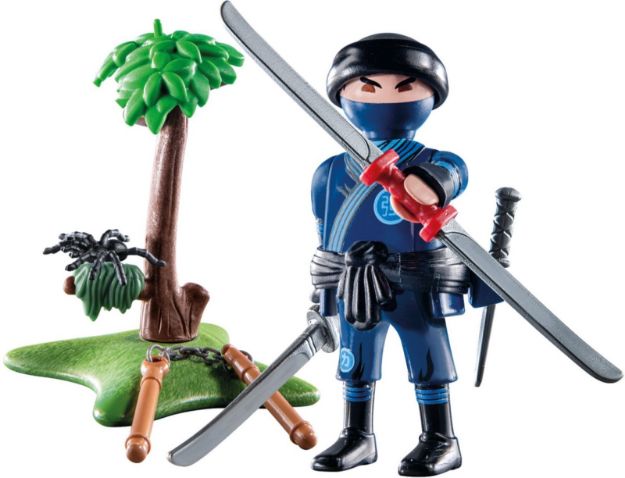 Bild von Playmobil Ninja mit Ausrüstung