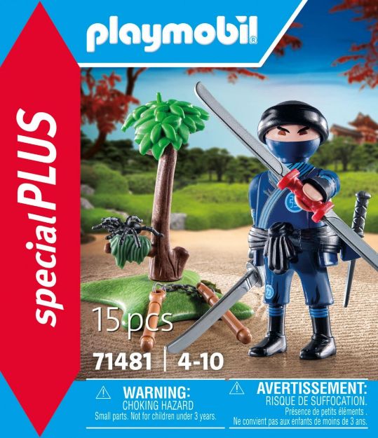 Bild von Playmobil Ninja mit Ausrüstung