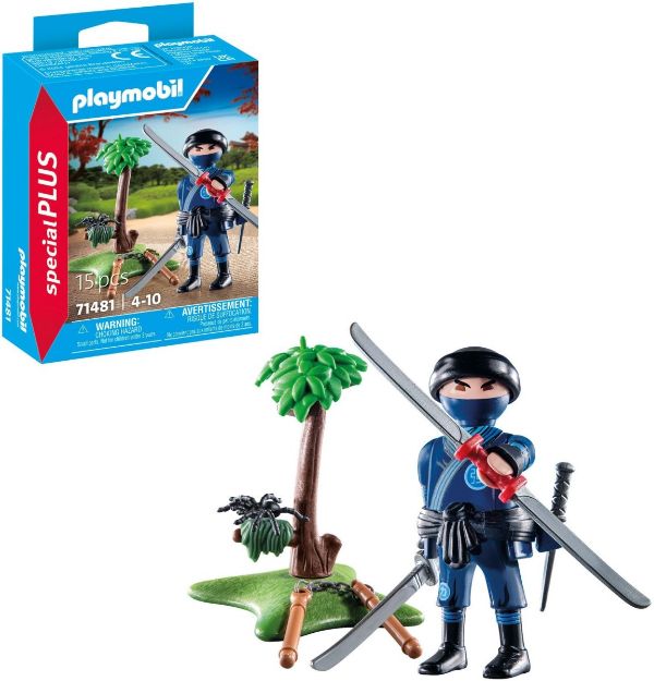 Bild von Playmobil Ninja mit Ausrüstung