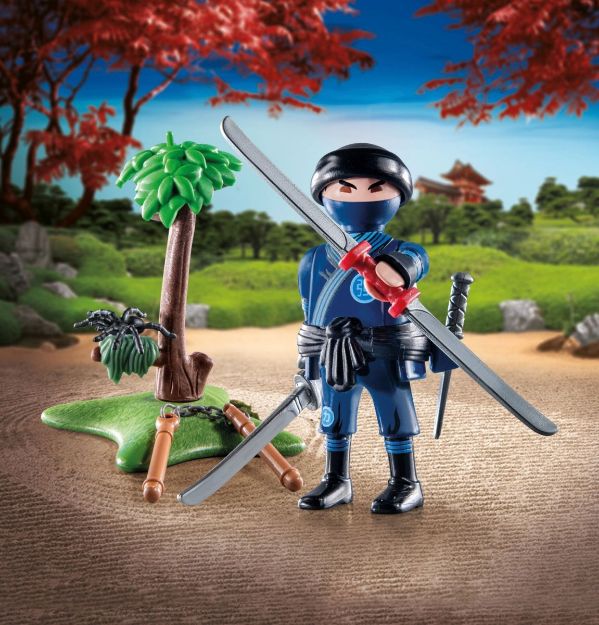 Bild von Playmobil Ninja mit Ausrüstung