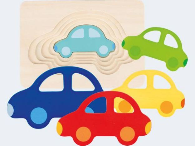 Bild von Schichtenpuzzle Auto - 57485