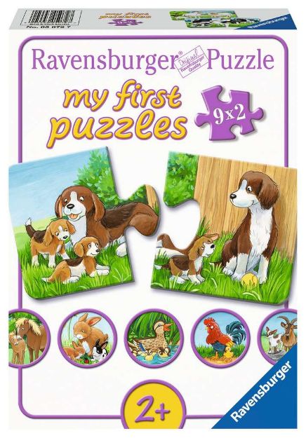 Bild von My first Puzzle Tierfamilien auf dem Bauernhof 9x2 - 05072