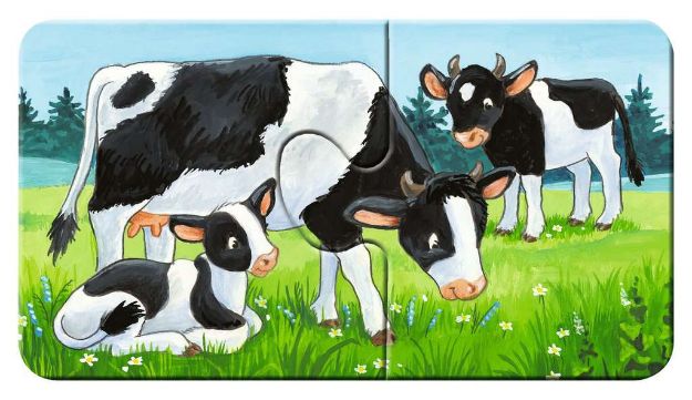 Bild von My first Puzzle Tierfamilien auf dem Bauernhof 9x2 - 05072