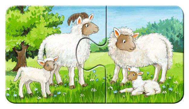 Bild von My first Puzzle Tierfamilien auf dem Bauernhof 9x2 - 05072