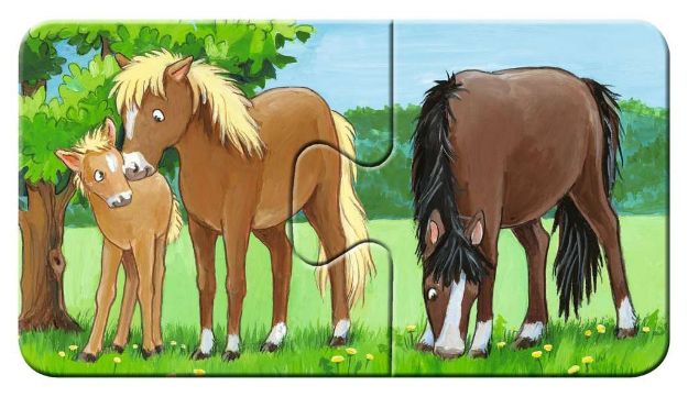 Bild von My first Puzzle Tierfamilien auf dem Bauernhof 9x2 - 05072