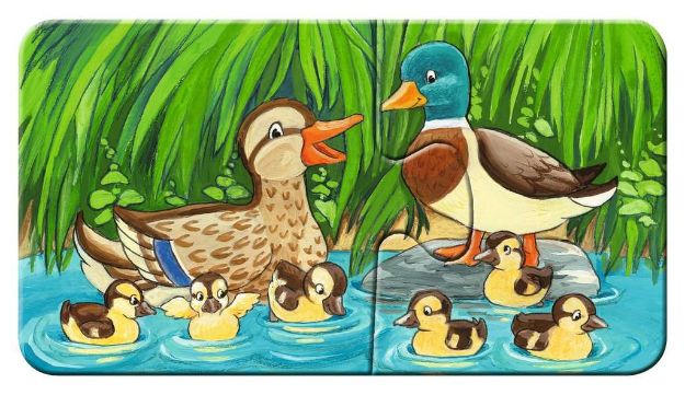 Bild von My first Puzzle Tierfamilien auf dem Bauernhof 9x2 - 05072