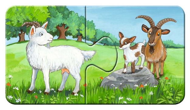Bild von My first Puzzle Tierfamilien auf dem Bauernhof 9x2 - 05072