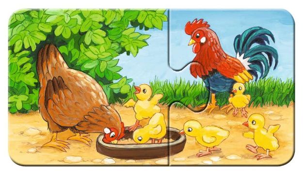 Bild von My first Puzzle Tierfamilien auf dem Bauernhof 9x2 - 05072