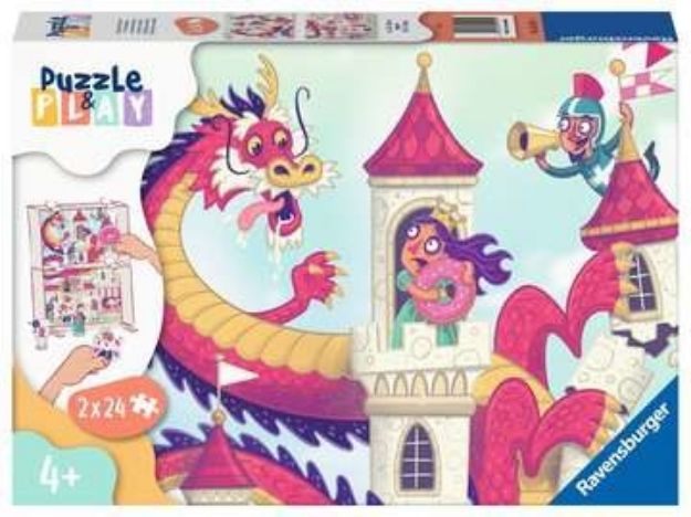 Bild von Puzzle 2x24T Donut Dragon puzzle&play - 05595