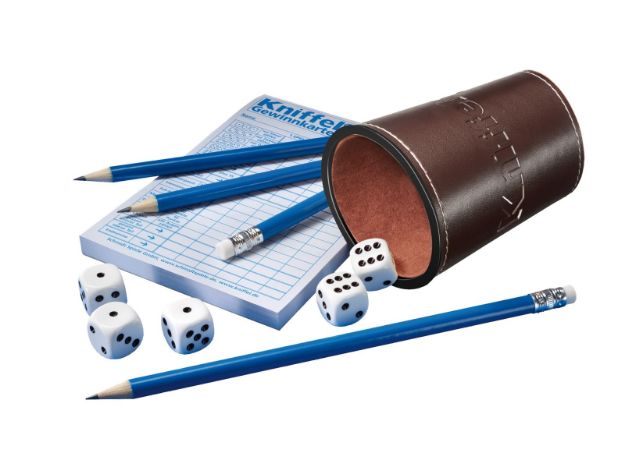 Bild von Schmidt Spiele Kniffel mit Lederwürfelbecher - 49030