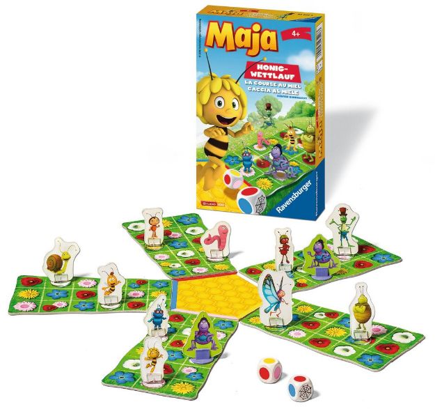 Bild von Mitbringspiel Biene Maja Honig Wettlauf - 23407