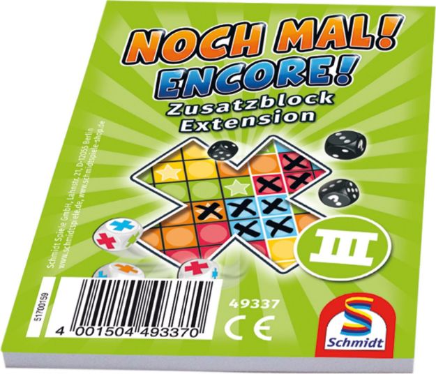 Bild von Schmidt Spiele Noch mal! Zusatzblock, sortiert - 49337
