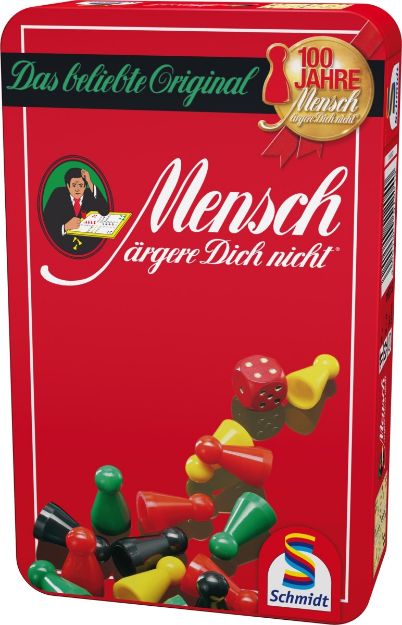 Bild von Schmidt Spiele Mensch ärgere Dich nicht Mitbringspiel in der Metalldose - 51204