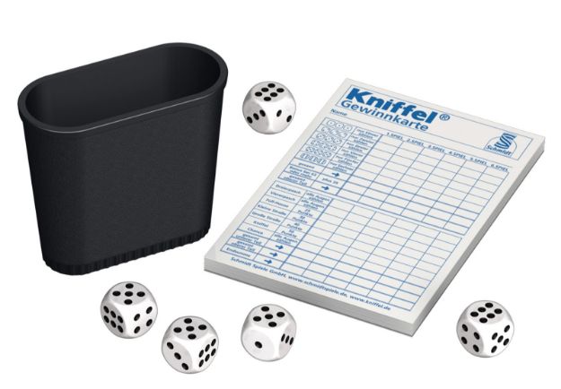 Bild von Schmidt Spiele Kniffel Mitbringspiel in der Metalldose - 51203