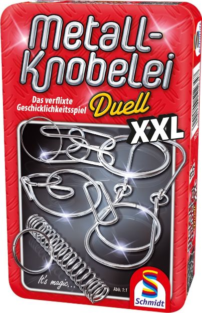 Bild von Schmidt Spiele Metall Knobelei XXL Mitbringspiel in der Metalldose - 51234