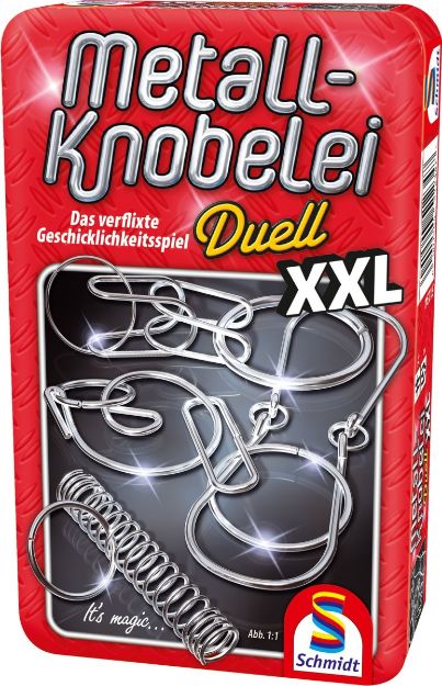 Bild von Schmidt Spiele Metall Knobelei XXL Mitbringspiel in der Metalldose - 51234