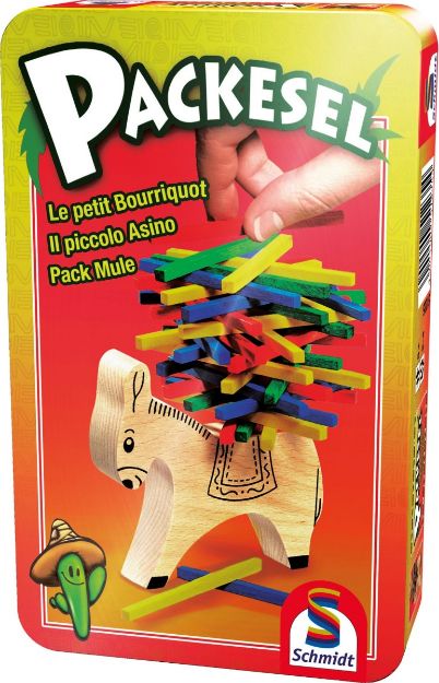 Bild von Schmidt Spiele Packesel Mitbringspiel in der Metalldose - 51235