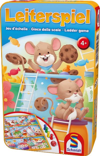 Bild von Schmidt Spiele Leiterspiel Mitbringspiel in der Metalldose - 51284
