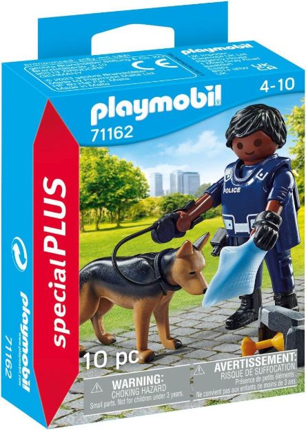 Bild von PLAYMOBIL 71162 Polizist mit Spürhund