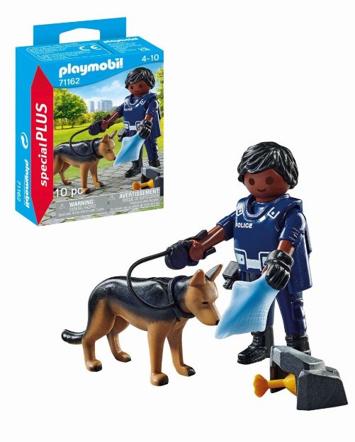 Bild von PLAYMOBIL 71162 Polizist mit Spürhund