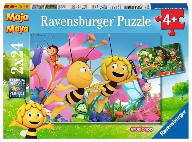 Bild von Puzzle 2x24T Die kleine Biene Maja - 09093