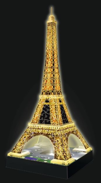 Bild von Ravensburger 12579 Puzzle 3D Eiffelturm Night Edition 216 Teile